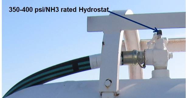 Hydrostat Protecting Permanently Assigned/Attached Withdrawal Hose
