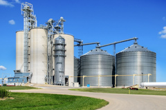 grain bins 