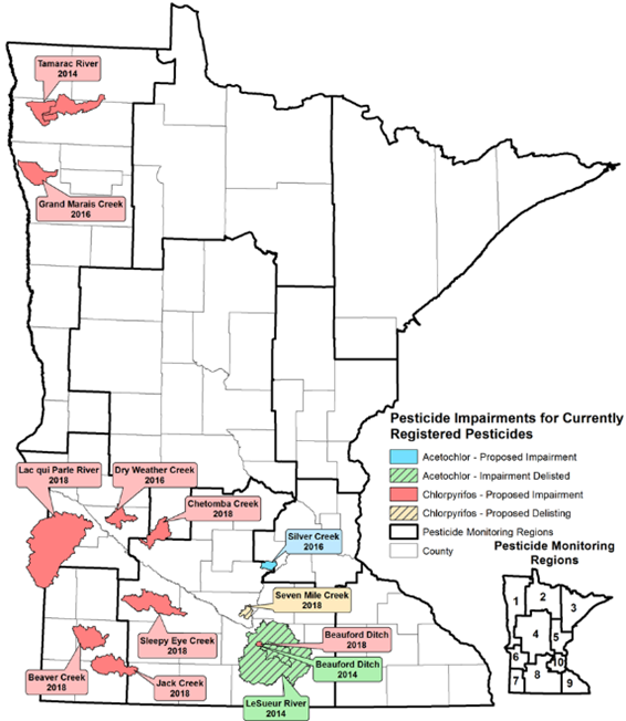 Surface Water Pesticide Water Quality Monitoring | Minnesota Department ...