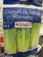 Front package view of Ocean Mist romaine hearts