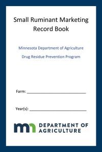 Small Ruminant Marketing Record Book cover